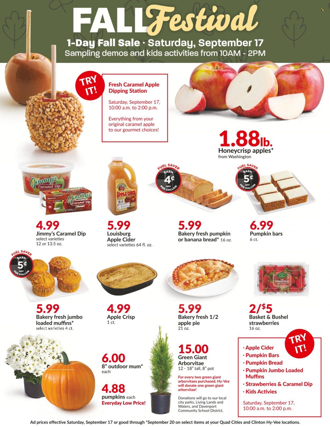 Hy-Vee (IA, IL, MN, MO, SD) Weekly Ad Flyer Specials September 17 to September 17, 2022