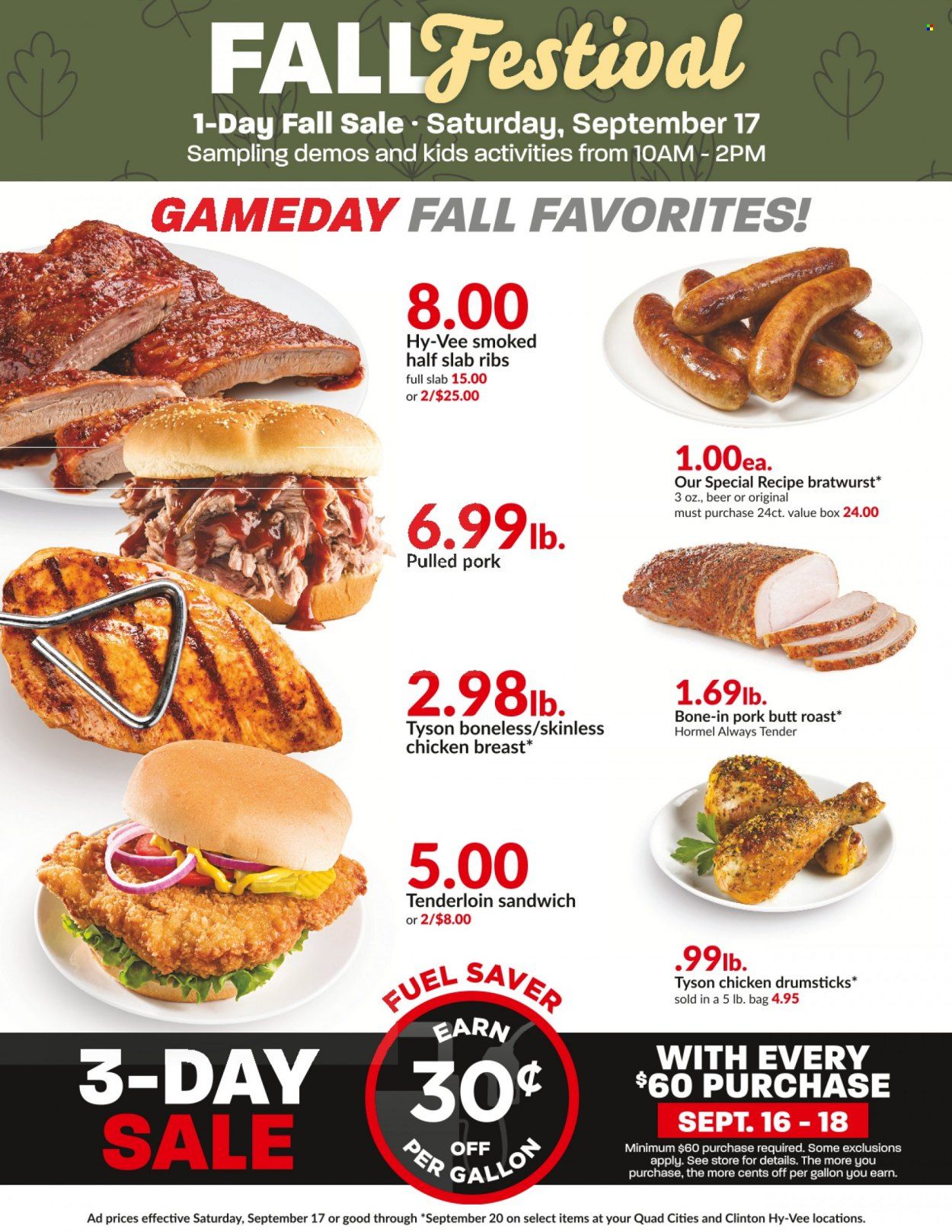 Hy-Vee (IA, IL, MN, MO, SD) Weekly Ad Flyer Specials September 17 to September 17, 2022
