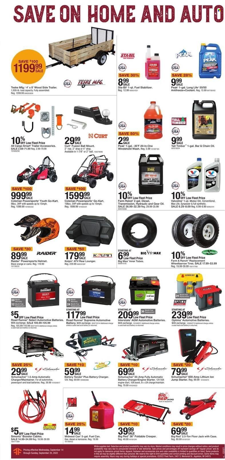 Fleet Farm (IA, MN, ND, WI) Weekly Ad Flyer Specials September 14 to September 25, 2022