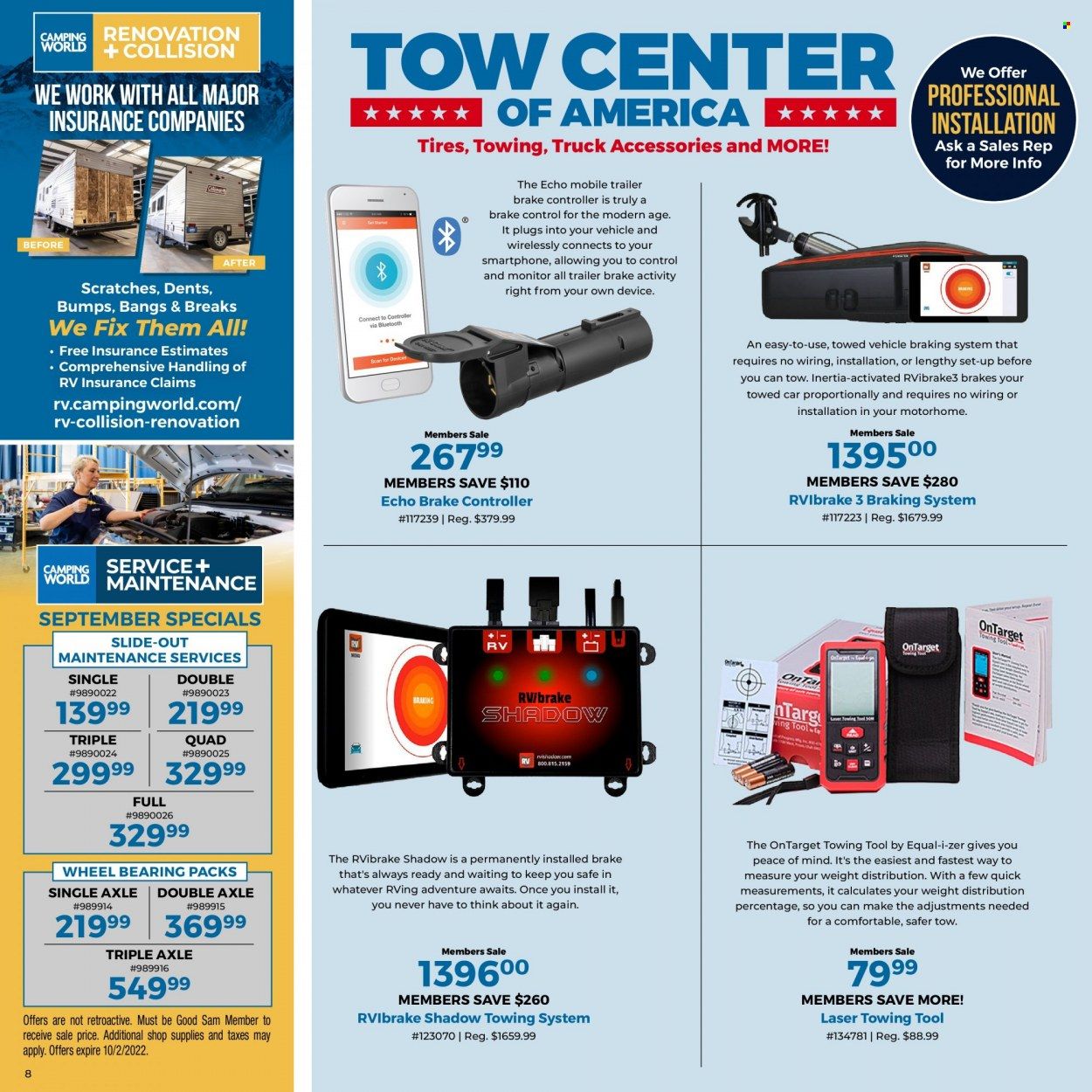 Camping World Weekly Ad Flyer Specials September 16 to October 2, 2022