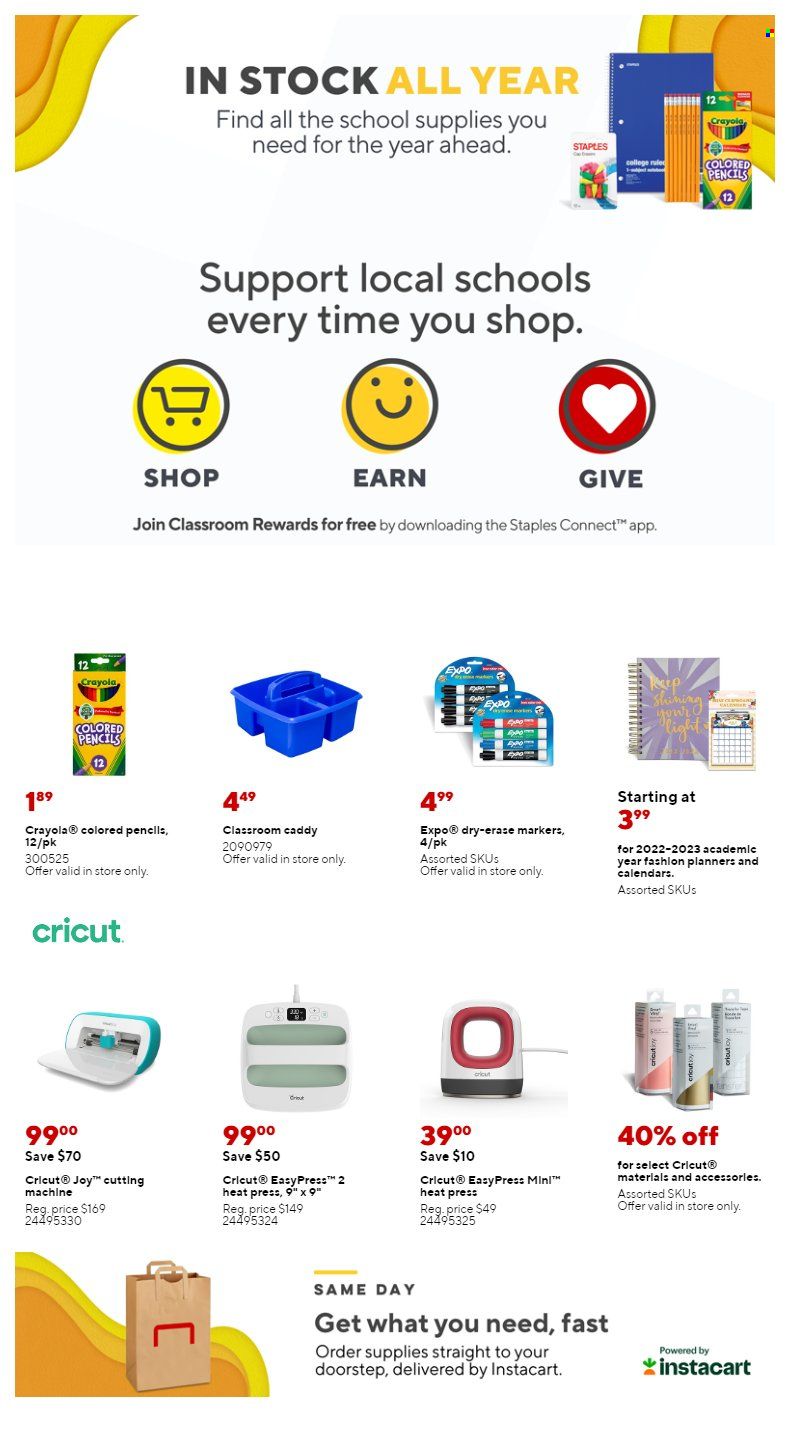Staples Weekly Ad Flyer Specials September 18 to September 24, 2022