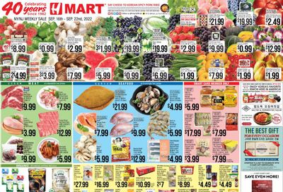 Hmart Weekly Ad Flyer Specials September 16 to September 22, 2022
