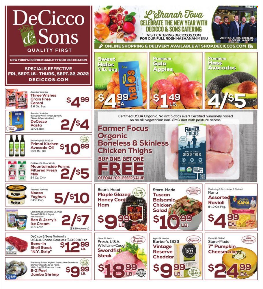 DeCicco & Sons (NY) Weekly Ad Flyer Specials September 16 to September 22, 2022