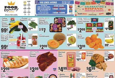 Food Dynasty (NY) Weekly Ad Flyer Specials September 16 to September 22, 2022