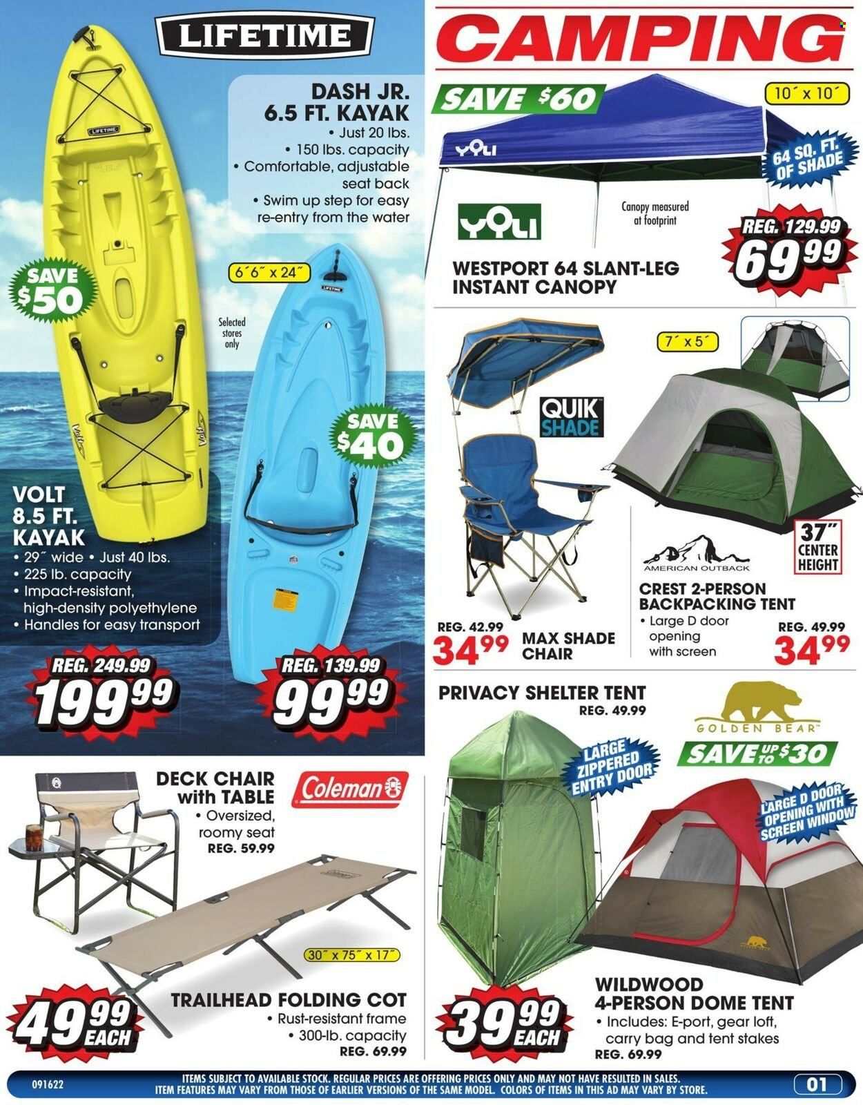 Big 5 (AZ, CA, CO, ID, NM, OR, UT, WA) Weekly Ad Flyer Specials September 16 to September 22, 2022