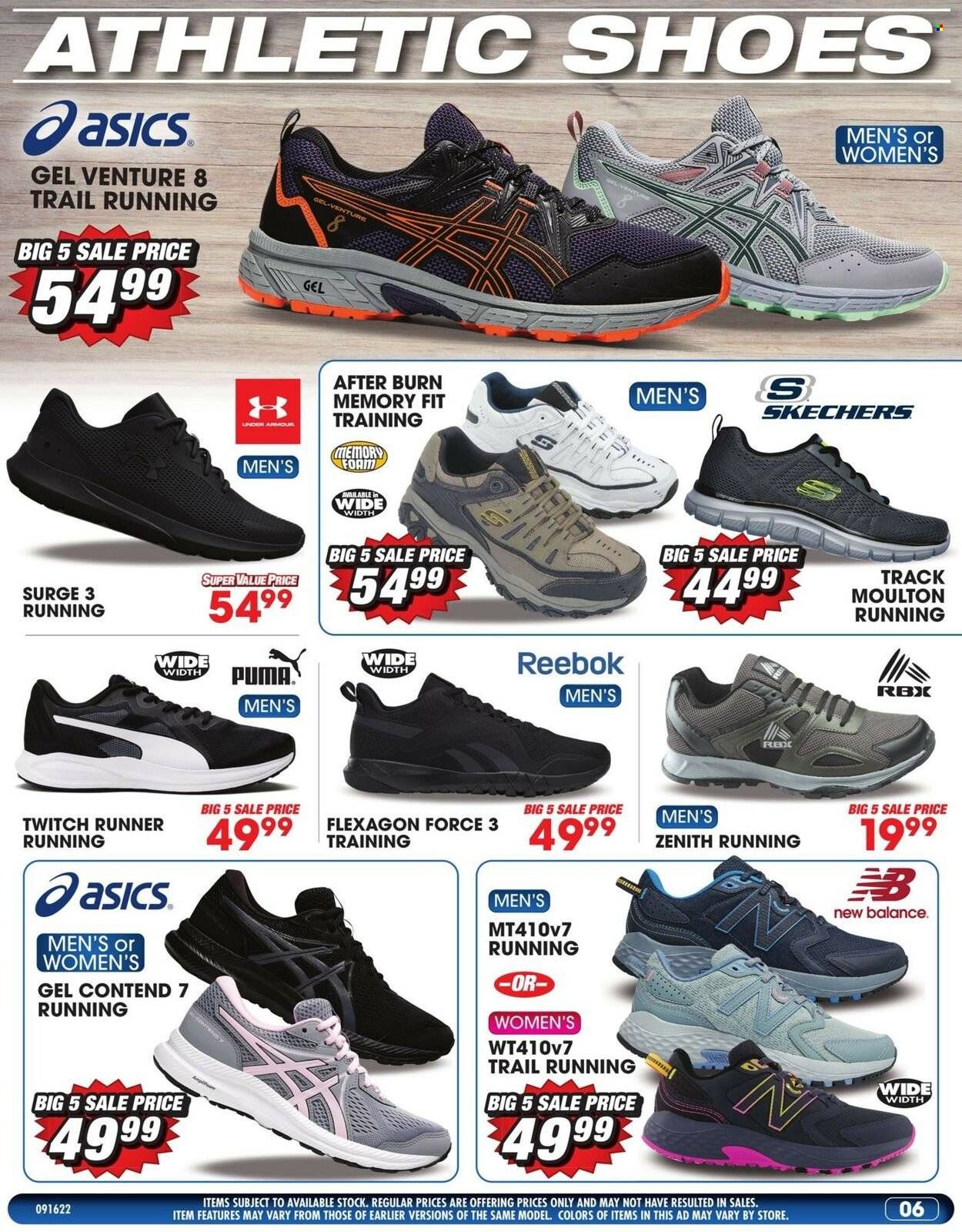 Big 5 (AZ, CA, CO, ID, NM, OR, UT, WA) Weekly Ad Flyer Specials September 16 to September 22, 2022