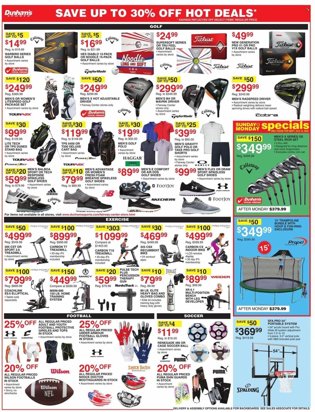 Dunham's Sports (MI, PA, WI) Weekly Ad Flyer Specials September 17 to September 22, 2022