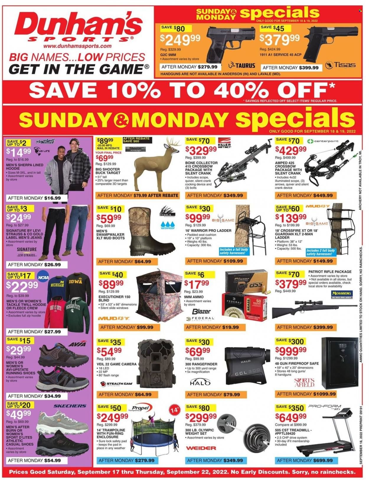 Dunham's Sports (MI) Weekly Ad Flyer Specials September 17 to September 22, 2022