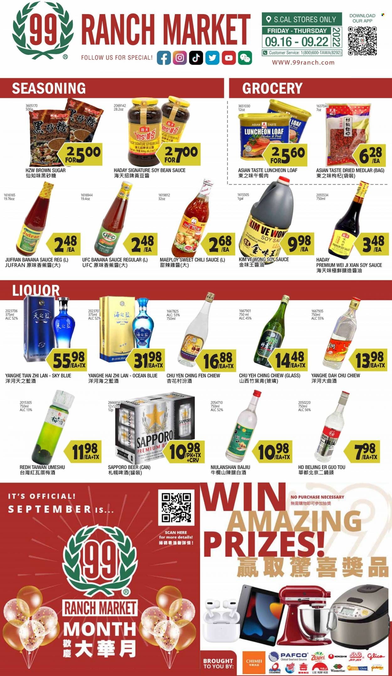 99 Ranch Market (40, CA) Weekly Ad Flyer Specials September 16 to September 22, 2022