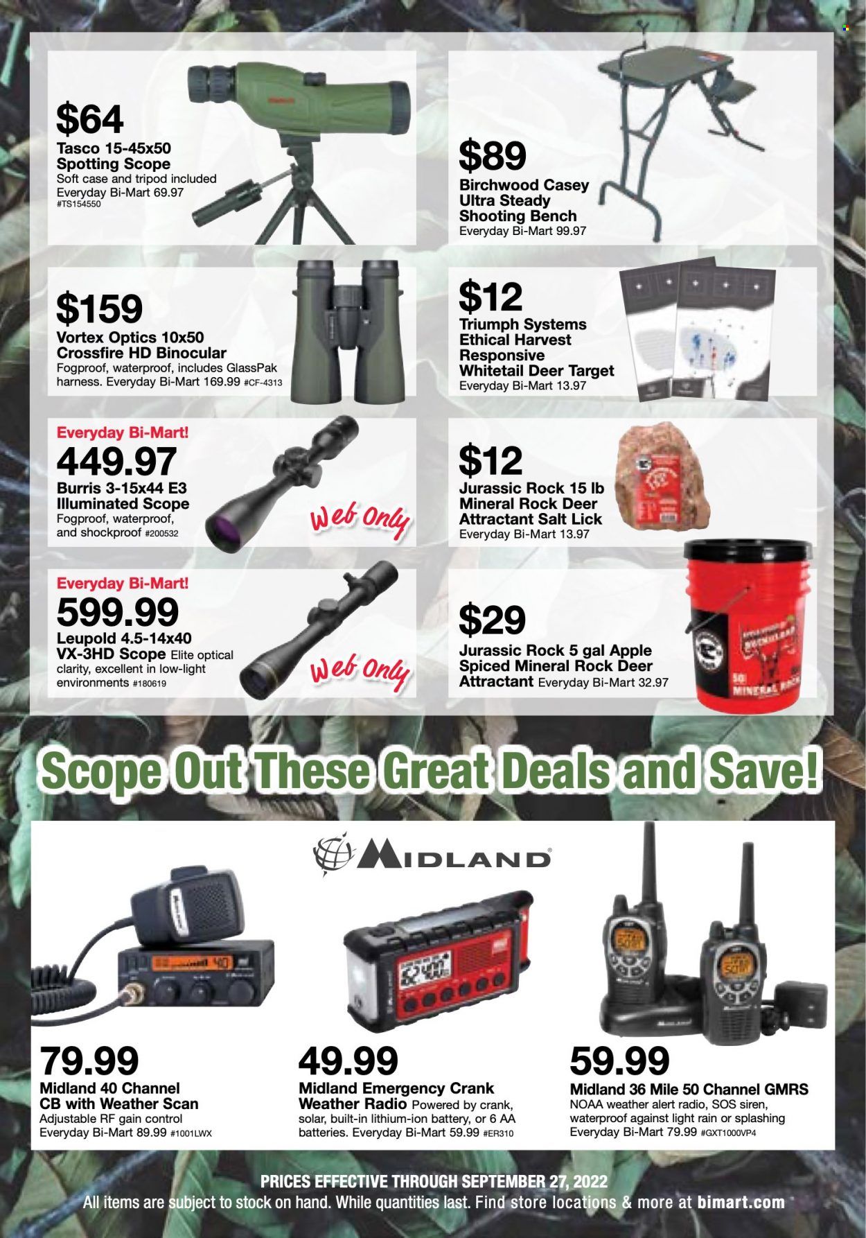 Bi-Mart (ID, OR, WA) Weekly Ad Flyer Specials September 16 to September 27, 2022