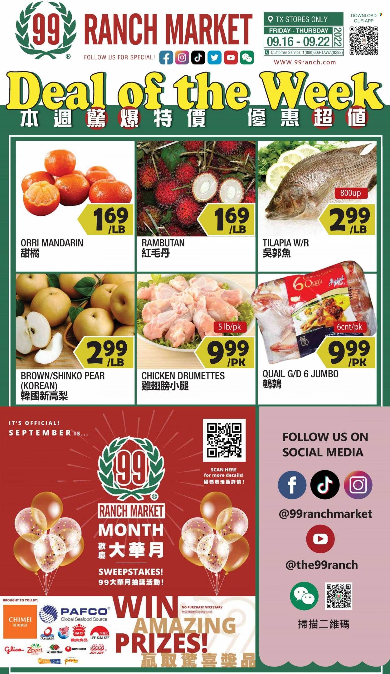 99 Ranch Market (TX) Weekly Ad Flyer Specials September 16 to September 22, 2022