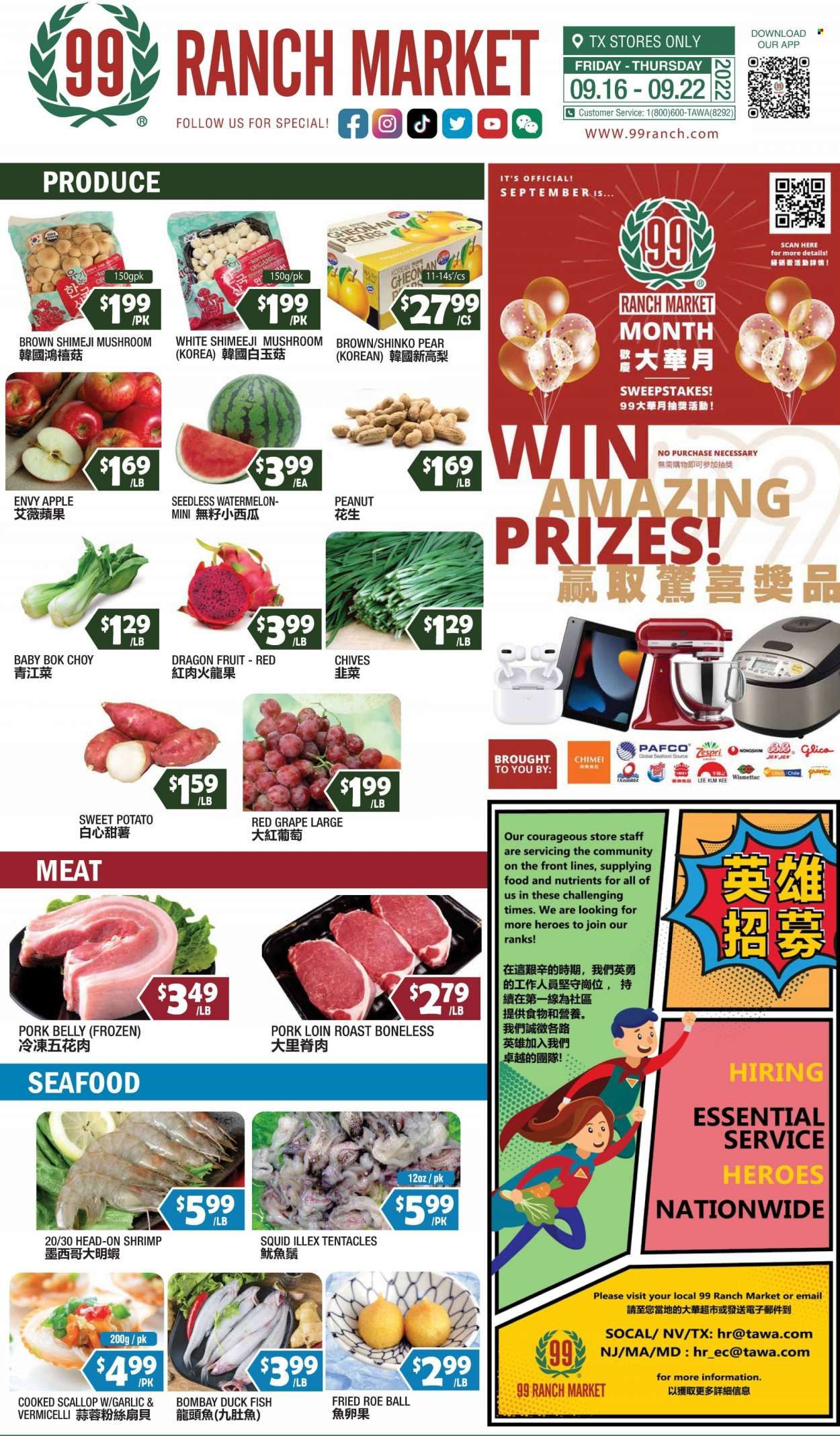 99 Ranch Market (TX) Weekly Ad Flyer Specials September 16 to September 22, 2022