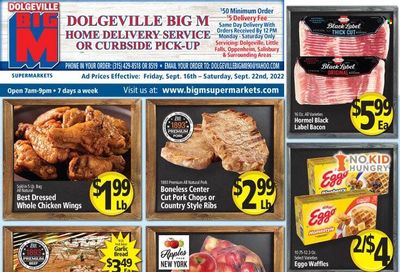 Big M (NY, PA) Weekly Ad Flyer Specials September 16 to September 22, 2022