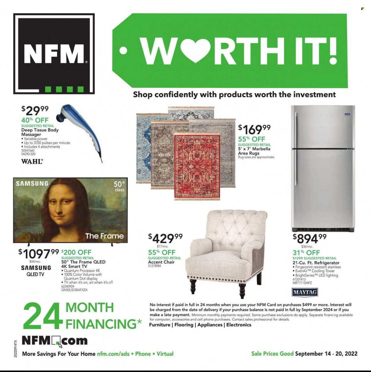 Nebraska Furniture Mart (IA, KS, NE, TX) Weekly Ad Flyer Specials September 14 to September 20, 2022