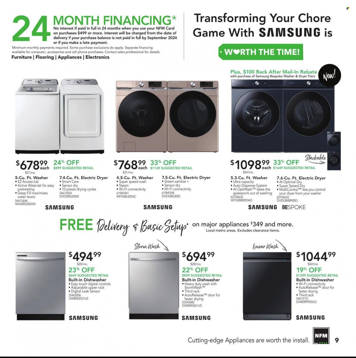 Nebraska Furniture Mart (IA, KS, NE, TX) Weekly Ad Flyer Specials September 14 to September 20, 2022