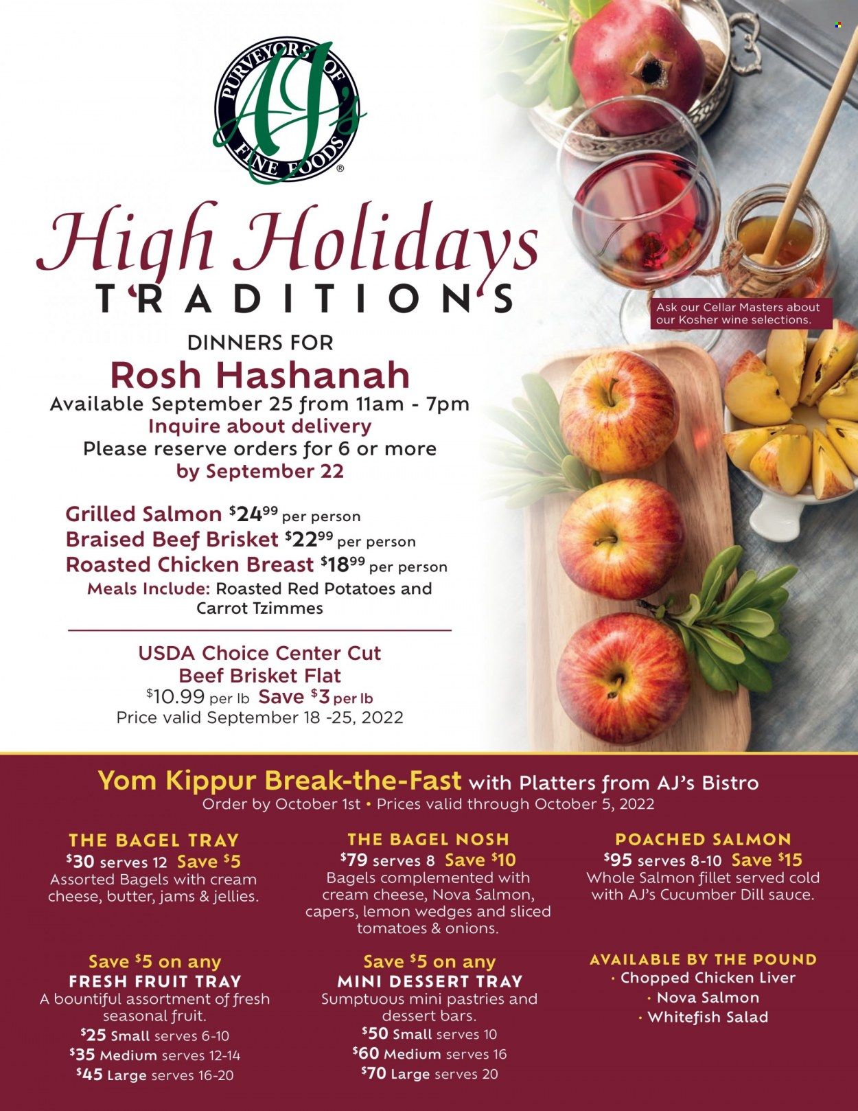 AJ's Fine Foods (AZ) Weekly Ad Flyer Specials September 18 to October 5, 2022