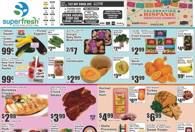 Super Fresh (NY) Weekly Ad Flyer Specials September 16 to September 22, 2022