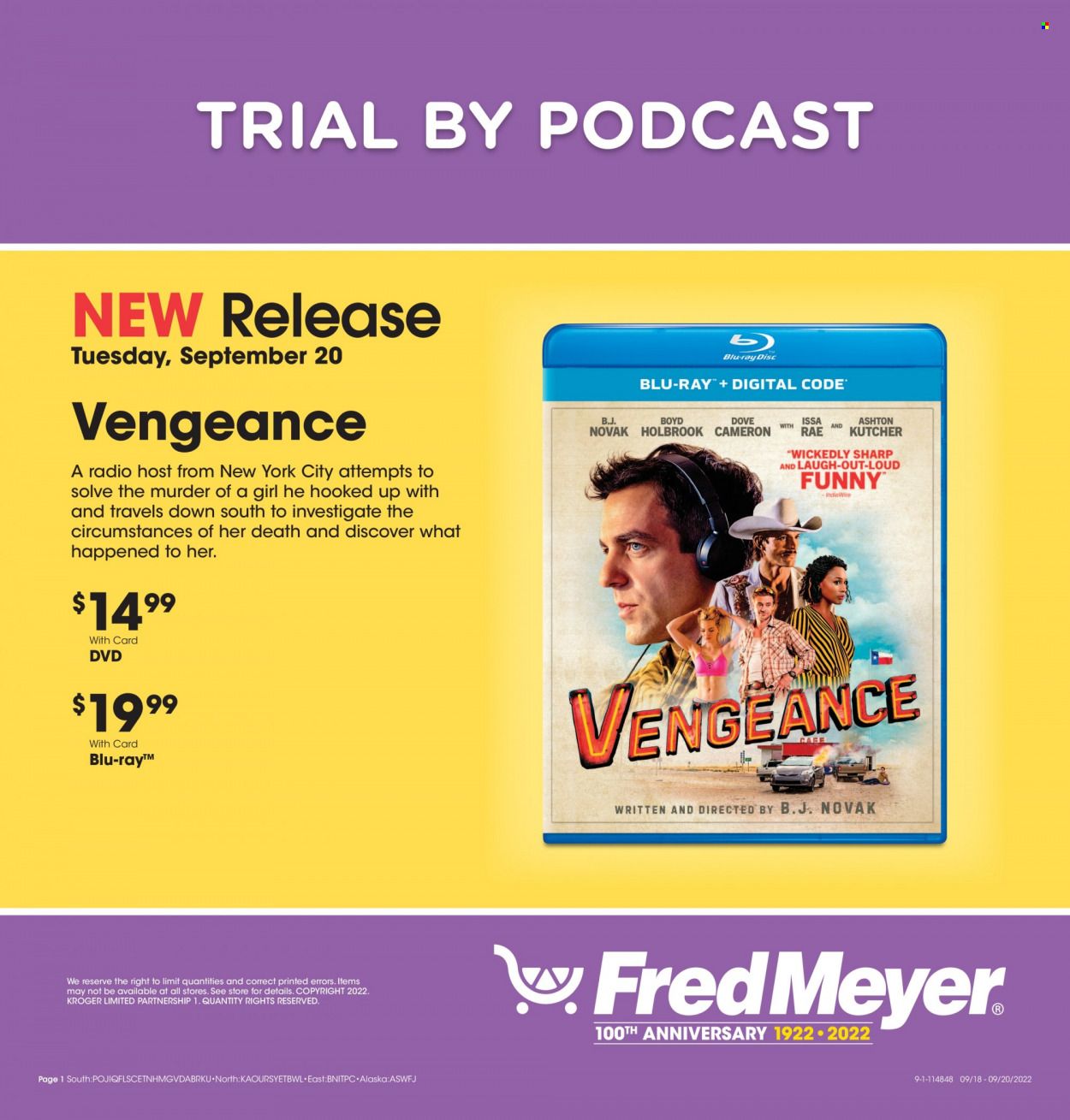 Fred Meyer Weekly Ad Flyer Specials September 18 to September 20, 2022