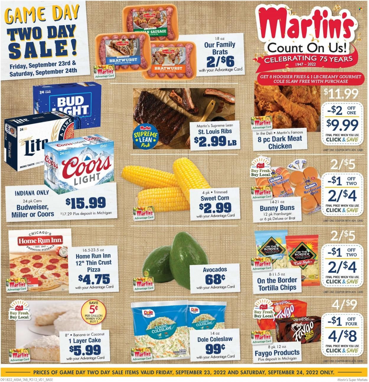 Martin’s (IN, MI) Weekly Ad Flyer Specials September 18 to September 24, 2022