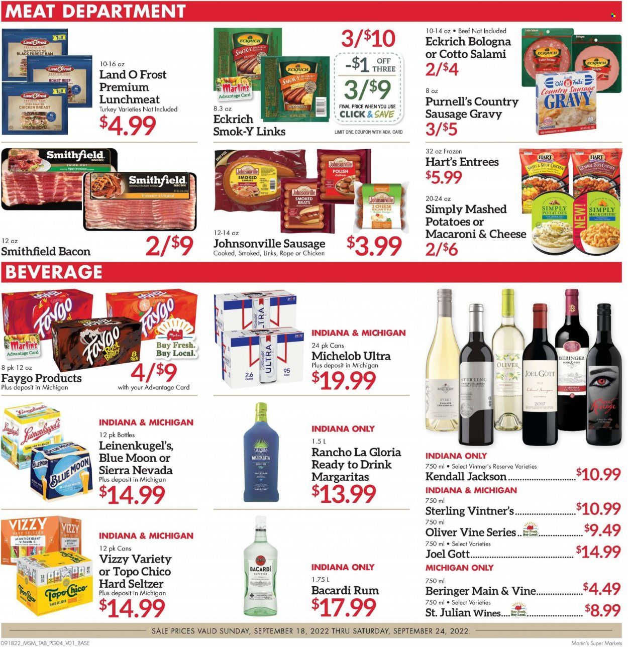 Martin’s (IN, MI) Weekly Ad Flyer Specials September 18 to September 24, 2022