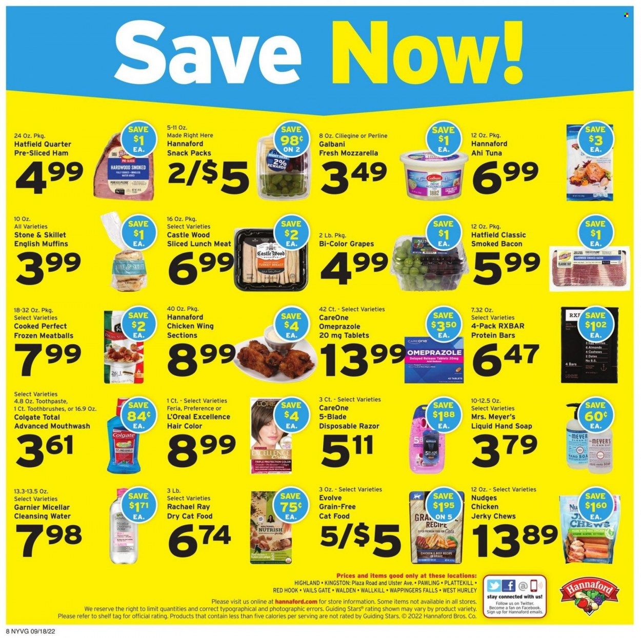 Hannaford (NY) Weekly Ad Flyer Specials September 18 to September 24, 2022