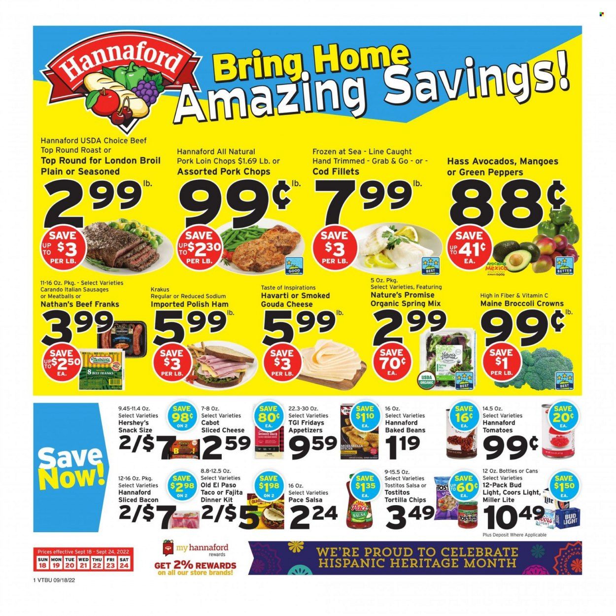 Hannaford (VT) Weekly Ad Flyer Specials September 18 to September 24, 2022