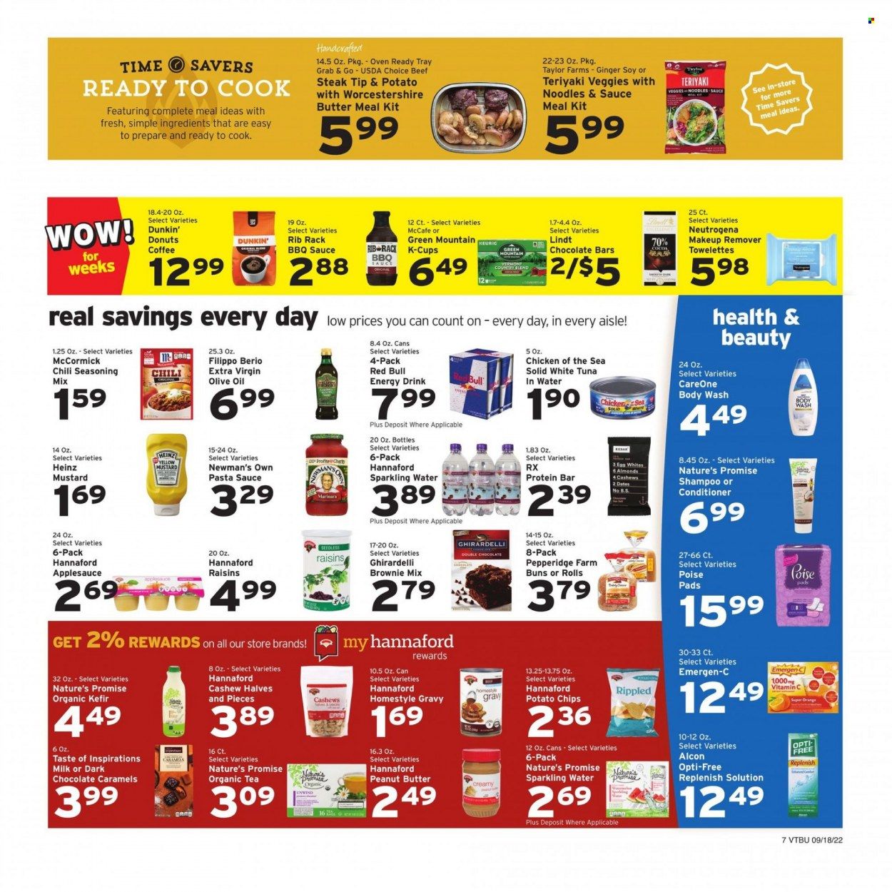 Hannaford (VT) Weekly Ad Flyer Specials September 18 to September 24, 2022