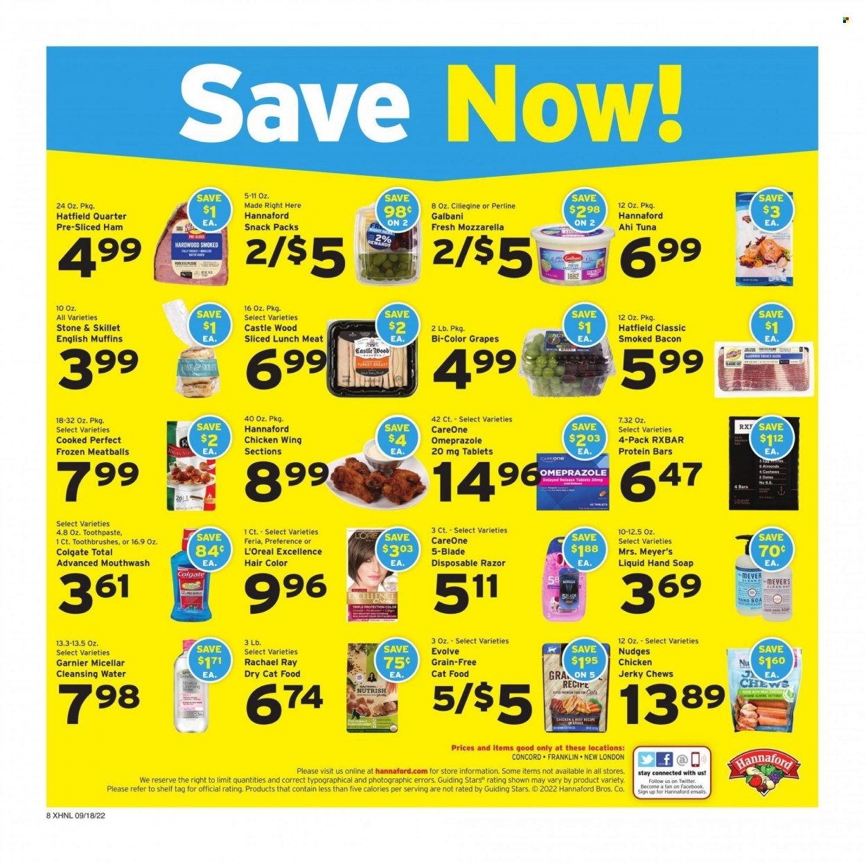 Hannaford (NH) Weekly Ad Flyer Specials September 18 to September 24, 2022
