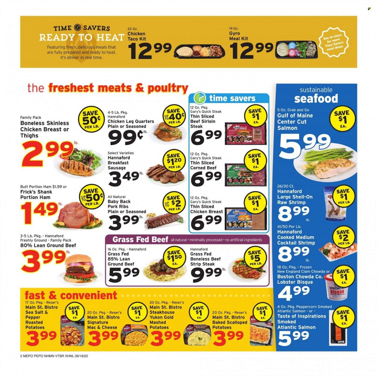 Hannaford (NH) Weekly Ad Flyer Specials September 18 to September 24, 2022
