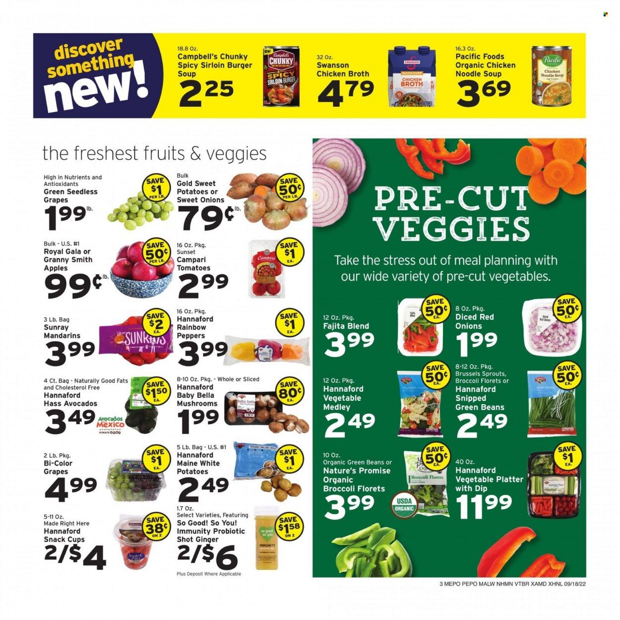Hannaford (NH) Weekly Ad Flyer Specials September 18 to September 24, 2022