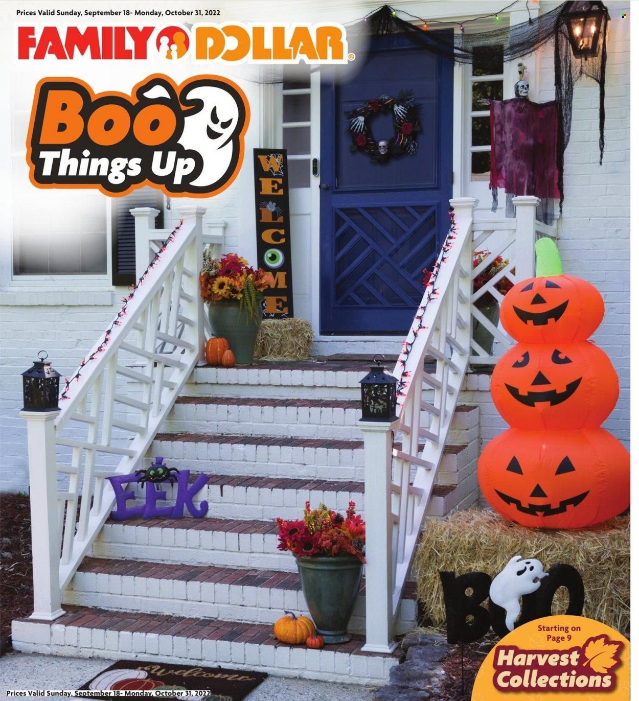 Family Dollar Weekly Ad Flyer Specials September 18 to October 31, 2022