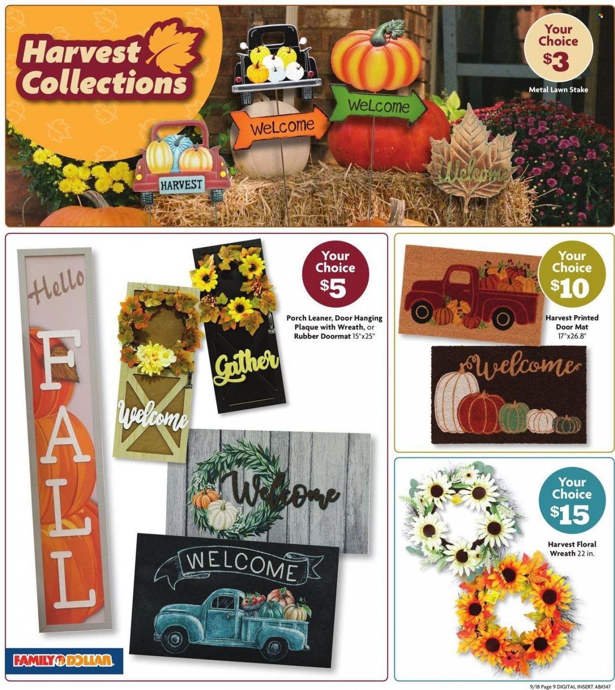 Family Dollar Weekly Ad Flyer Specials September 18 to October 31, 2022