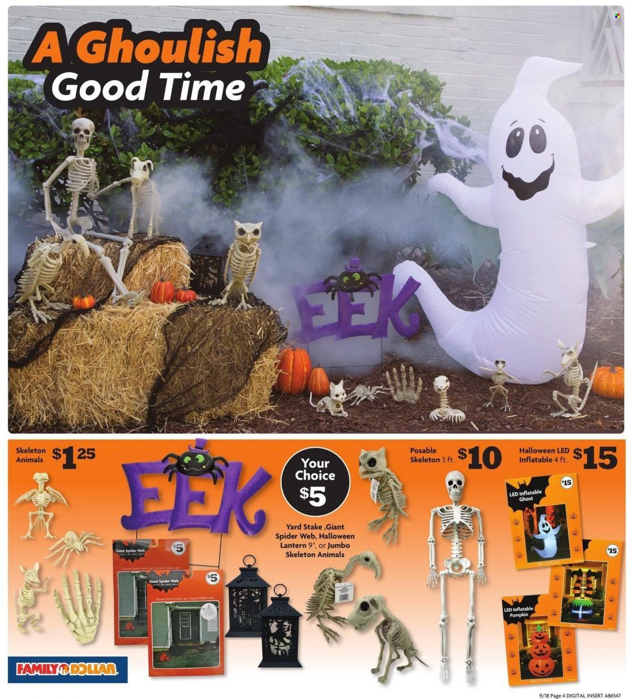 Family Dollar Weekly Ad Flyer Specials September 18 to October 31, 2022