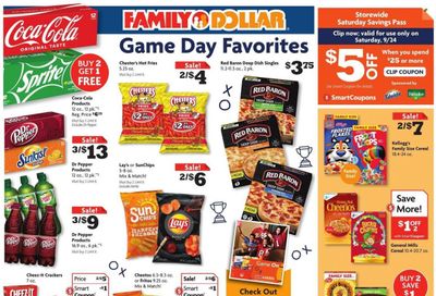 Family Dollar Weekly Ad Flyer Specials September 18 to September 24, 2022