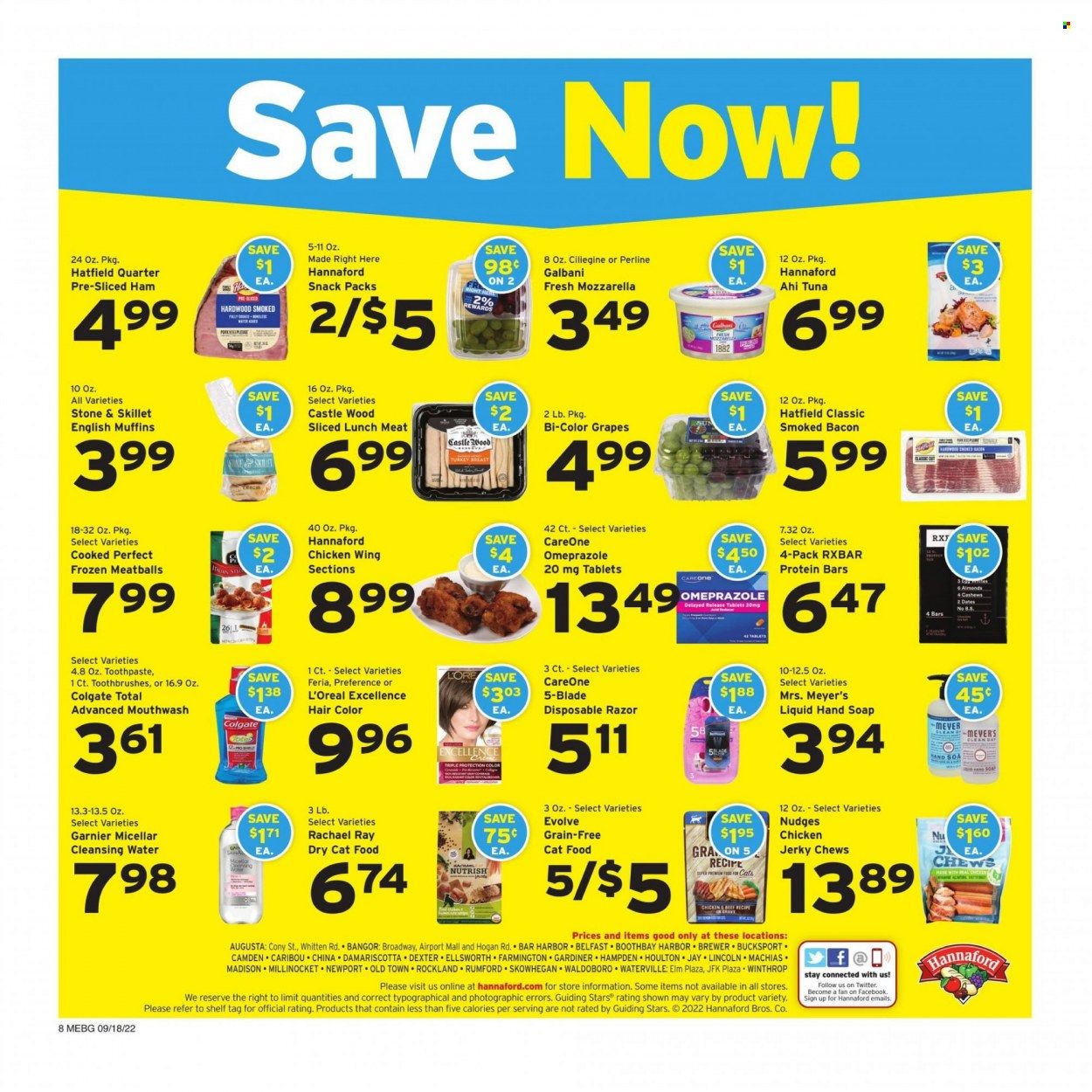 Hannaford (MA) Weekly Ad Flyer Specials September 18 to September 24, 2022