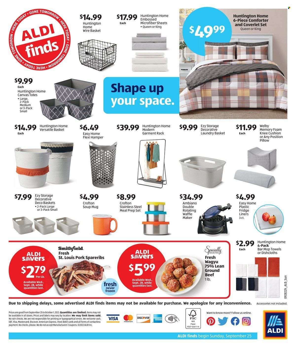 ALDI (MI, MN, NJ, NY, PA, VT) Weekly Ad Flyer Specials September 25 to October 1, 2022