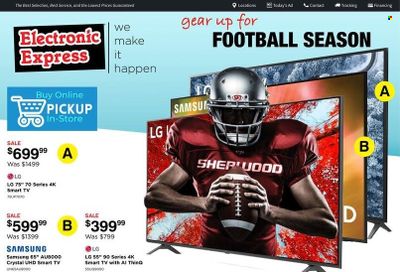 Electronic Express (AL, TN) Weekly Ad Flyer Specials September 18 to September 24, 2022