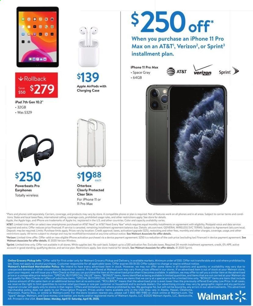 Walmart Weekly Ad & Flyer April 13 to 18
