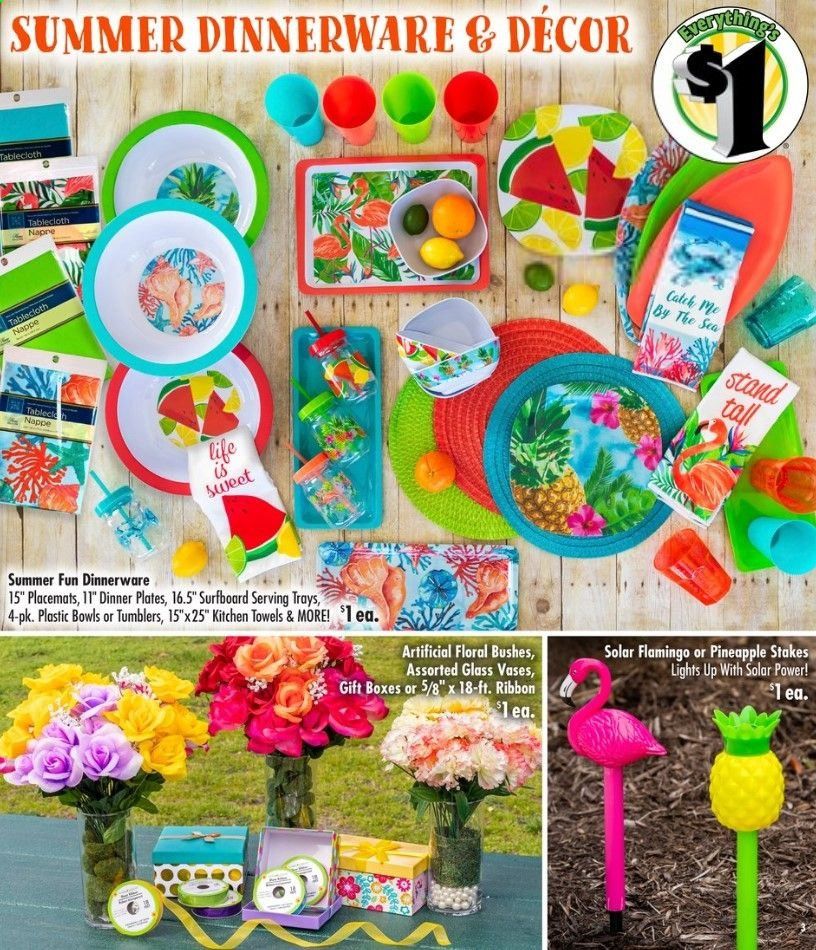 Dollar Tree Weekly Ad & Flyer April 13 to July 4