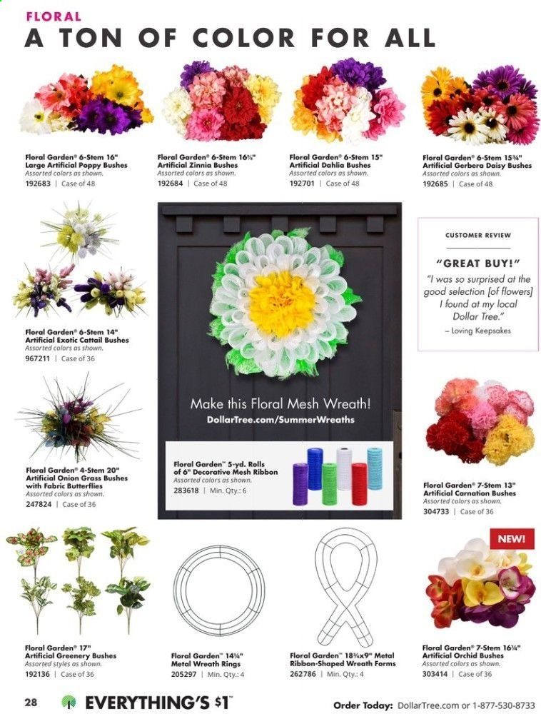 Dollar Tree Weekly Ad & Flyer April 1 to June 30