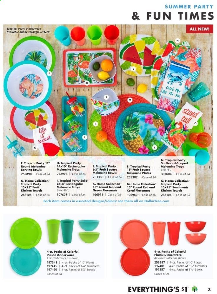 Dollar Tree Weekly Ad & Flyer April 1 to June 30