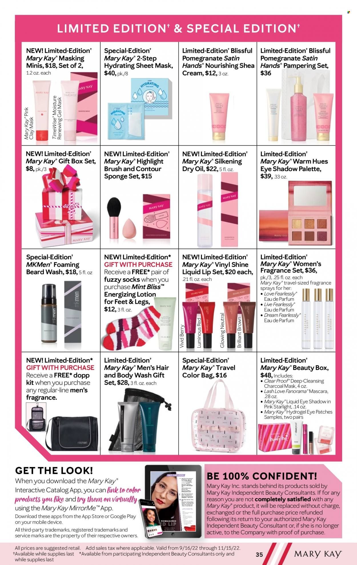 Mary Kay Weekly Ad Flyer Specials September 16 to November 15, 2022