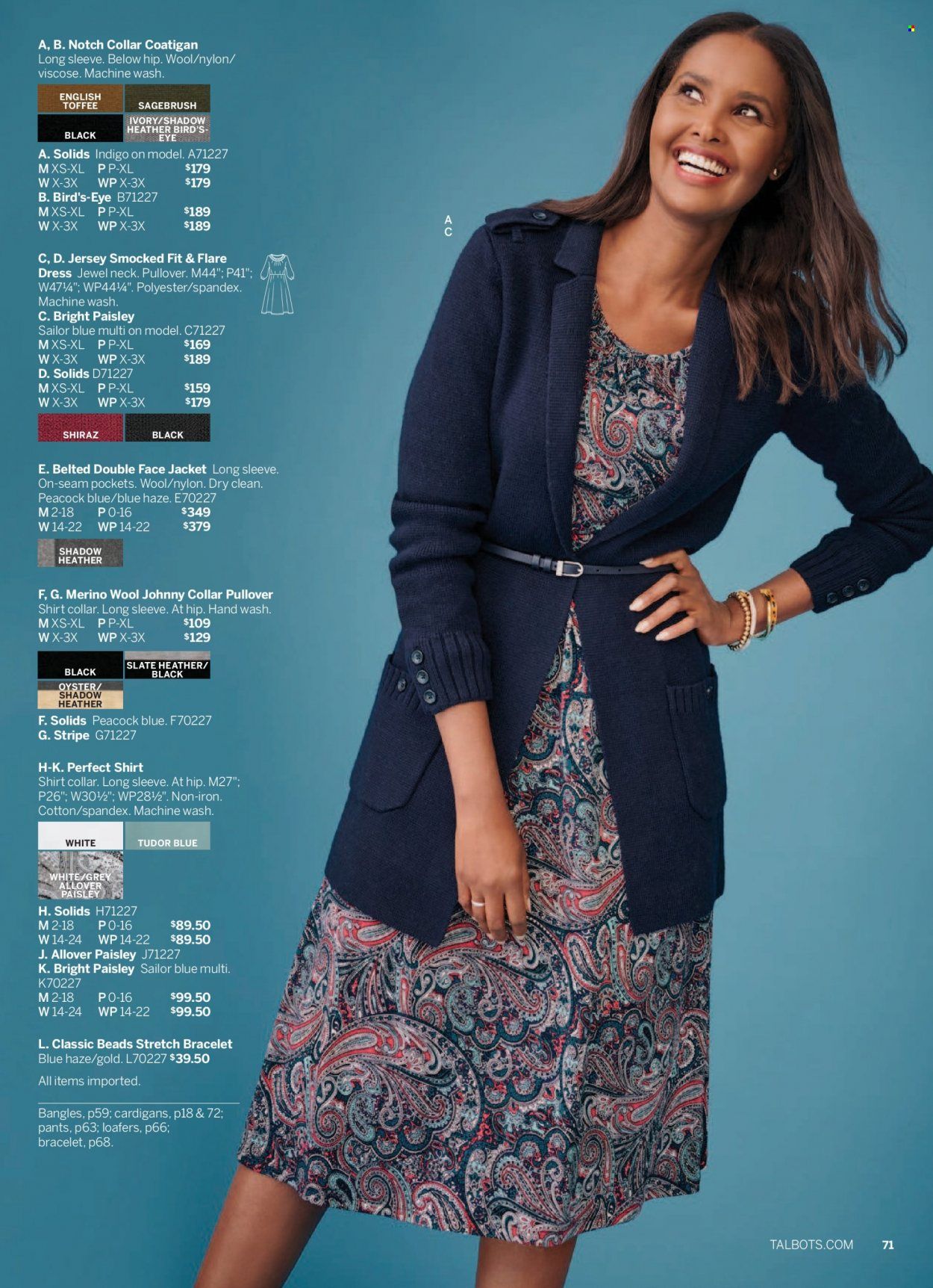Talbots Weekly Ad Flyer Specials October 1 to October 31, 2022