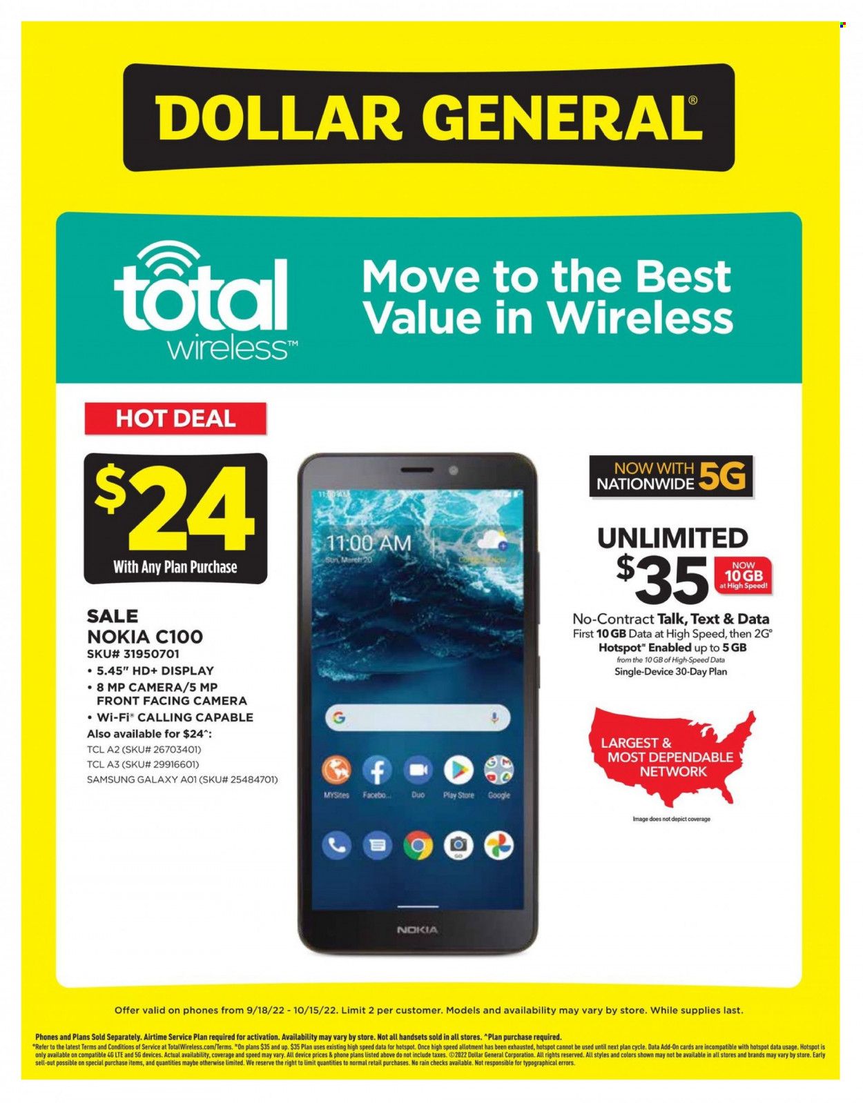 Dollar General Weekly Ad Flyer Specials September 18 to October 15, 2022