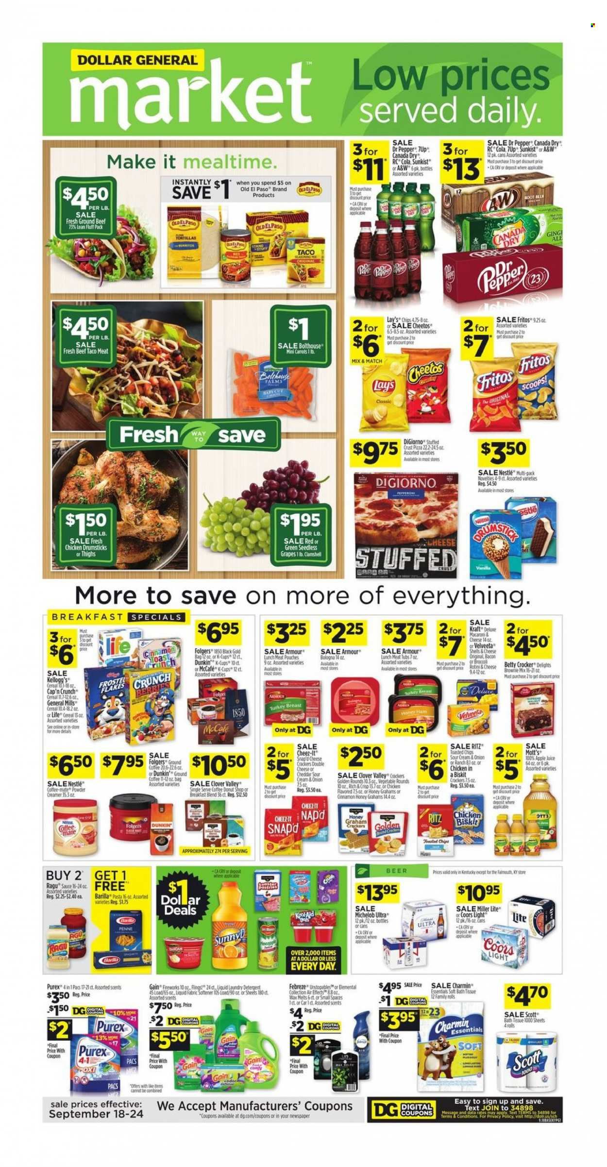 Dollar General (KY) Weekly Ad Flyer Specials September 18 to September 24, 2022