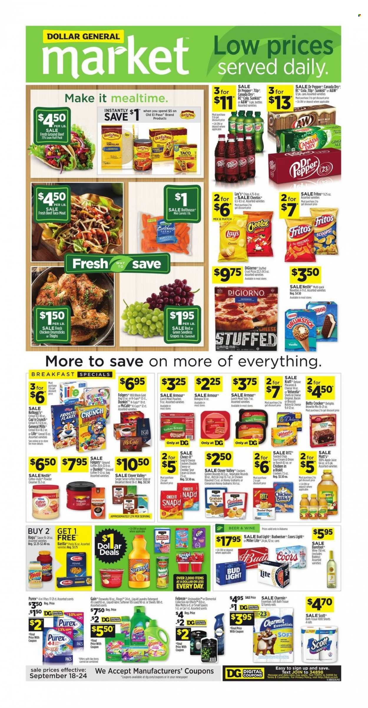 Dollar General (AL) Weekly Ad Flyer Specials September 18 to September 24, 2022