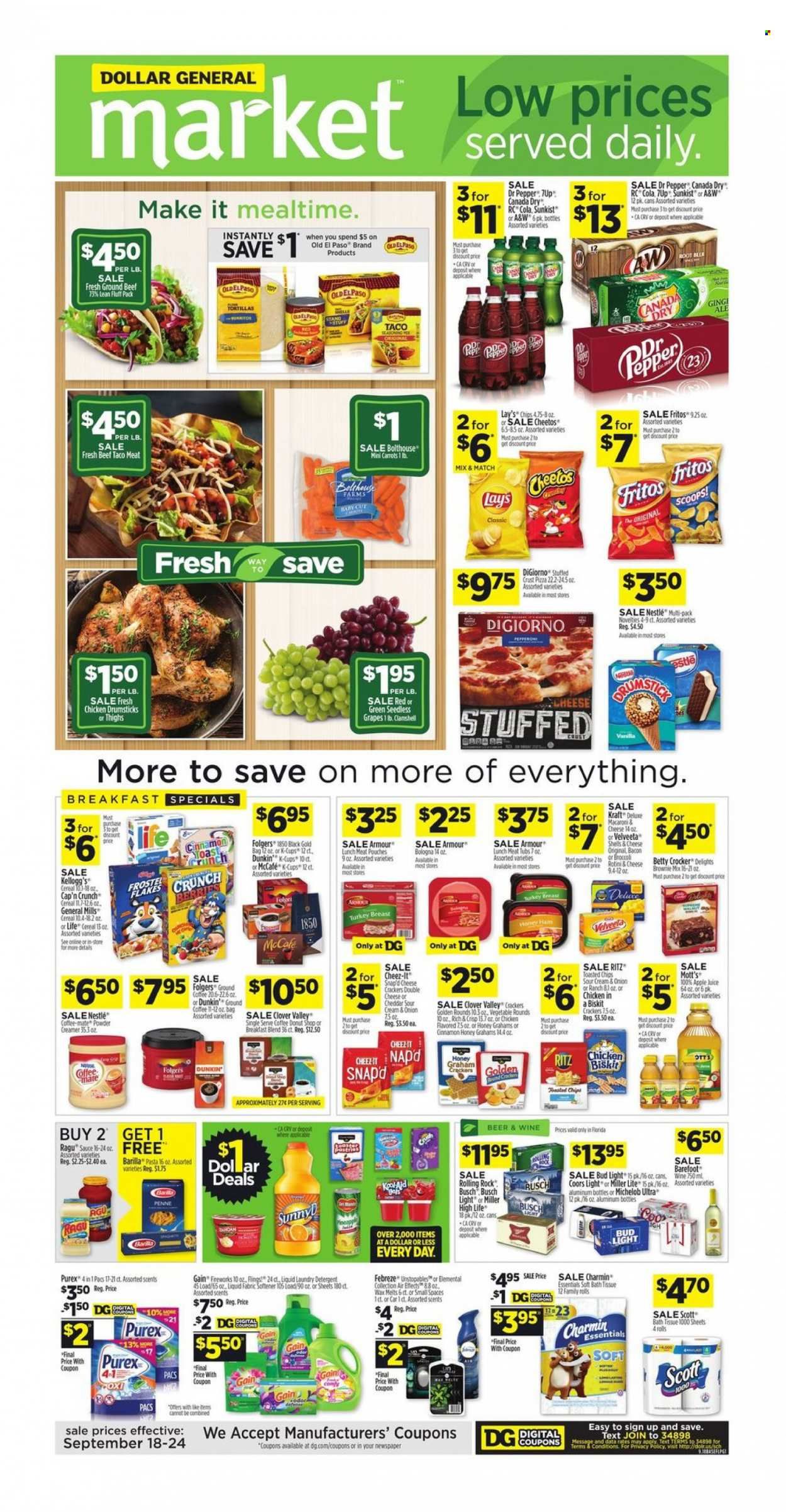 Dollar General (FL) Weekly Ad Flyer Specials September 18 to September 24, 2022