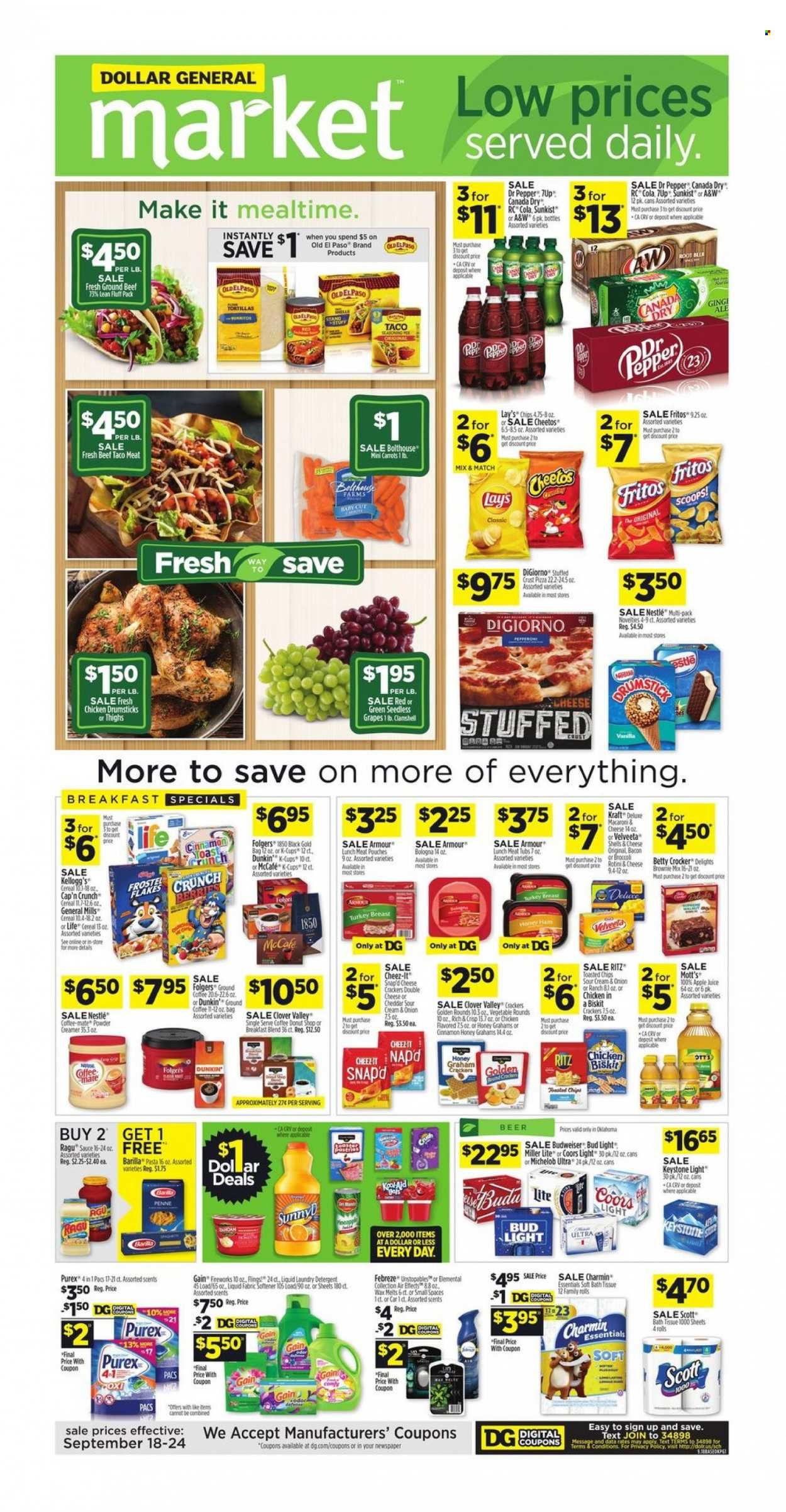 Dollar General (OK) Weekly Ad Flyer Specials September 18 to September 24, 2022