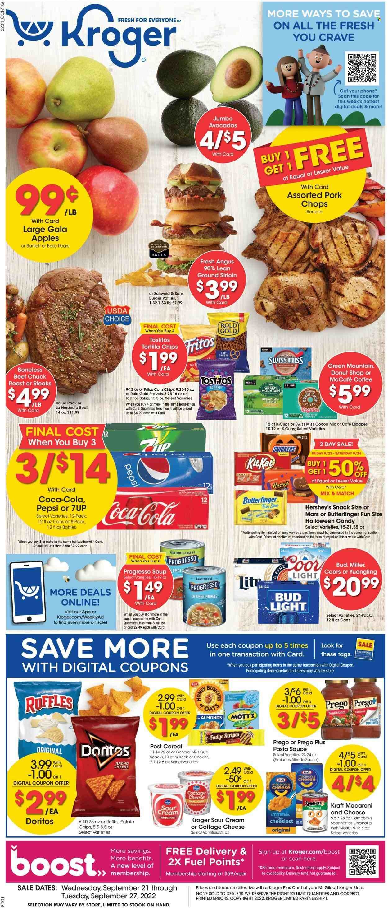 Kroger (GA, IL, LA, MI, OK, SC, TN, TX, VA) Weekly Ad Flyer Specials September 21 to September 27, 2022