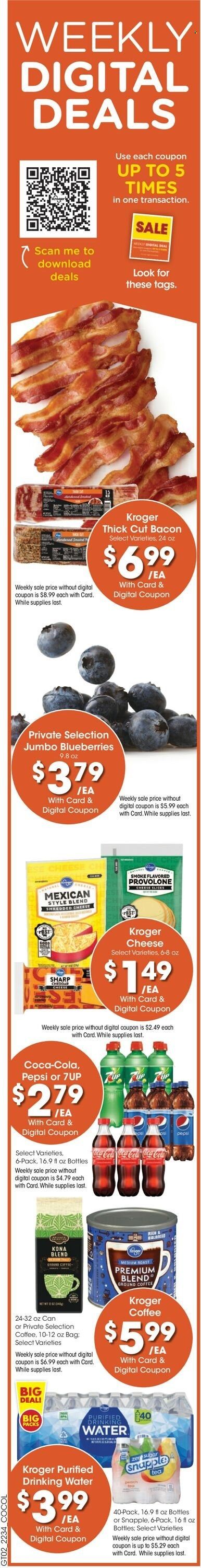Kroger (GA, IL, LA, MI, OK, SC, TN, TX, VA) Weekly Ad Flyer Specials September 21 to September 27, 2022